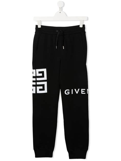 Pantaloni sportivi in cotone con logo in Nero 